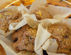Yummy blueberry muffins.