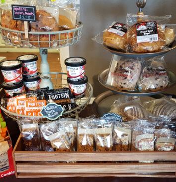 Tasty all-day cookies and pastries, and breakfast treats.