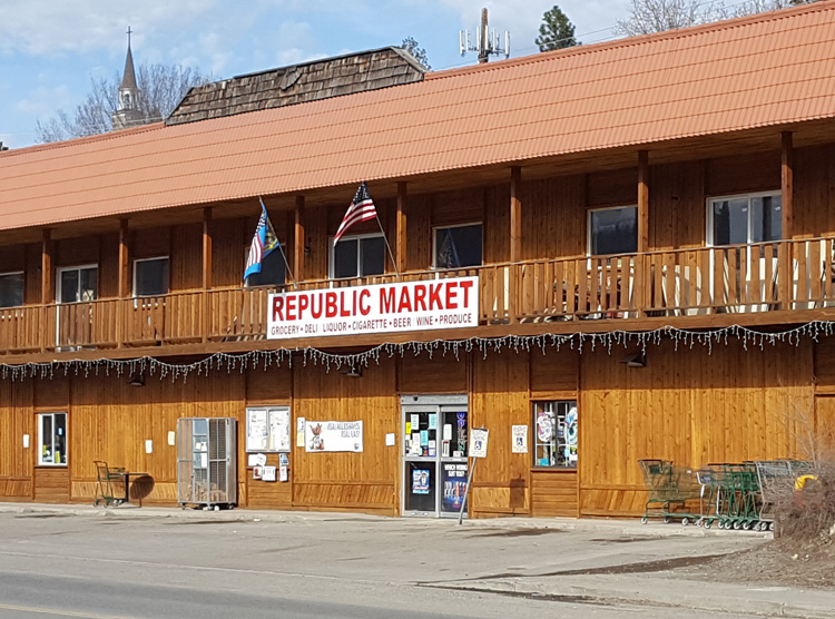Front doors of Republic Market.